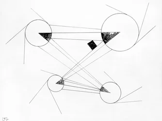 Bez názvu, 1932 (pero a indický inkoust)